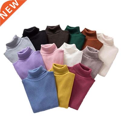 New Winter Women Knitted Turtleneck Sweater Casual Soft Polo