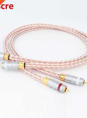8TC 7N OCC Pure copper RCA Cable Hi-end CD Amplifier Interco