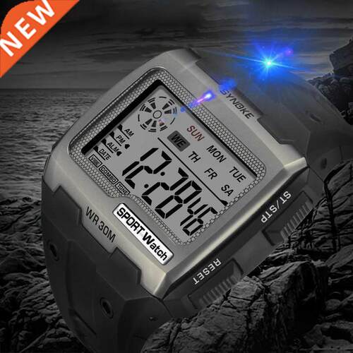 New Arrival Watches Mens Big Numbers Men Sport Watch Digital