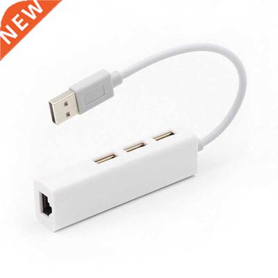 USB Ethernet USB Hub To RJ45 Lan Network Card 10/100 Mbps Et