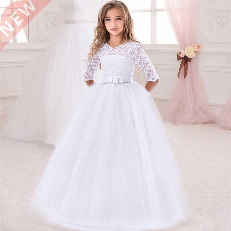 2022 Summer White Bridesmaid Girl Party Dress Wedding Dress图片