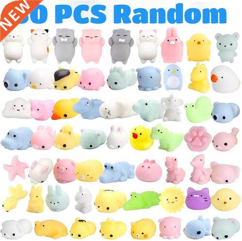 5-50PCS Squishy Toy Cute Animal Antisress Ball Squeeze Mochi