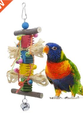 1pcs Colorful Parrot Chew Strands Bite Teeth Griding Ball