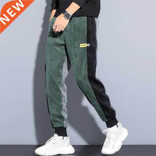 Hip Hop Corduroy Pants Men 2021 Autumn Winter New Arrival Wi