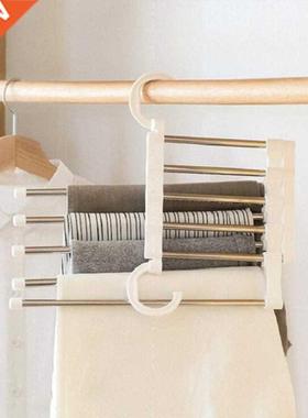 5 n 1 Pant Rack Hanger Clothes Organzer Mult-Functonal S