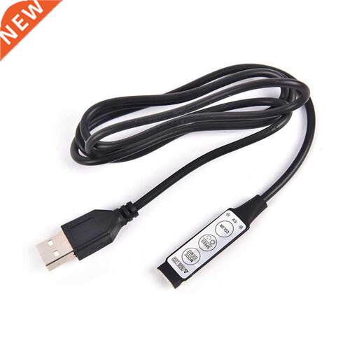 DC 5 V USB LED RGB Controller Key Afstandsbediening Dimmer