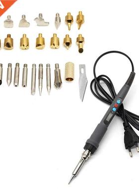 60W Ac 220 Digital Display Wood Burning Sdering Irons Craf