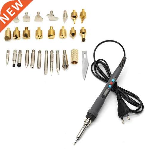 60W Ac 220 Digital Display Wood Burning Sdering Irons Craf
