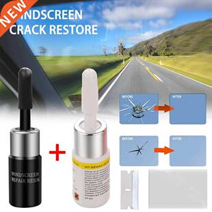 2PCS Auto Glass Nano Repair Solution Phone Windshield Glass