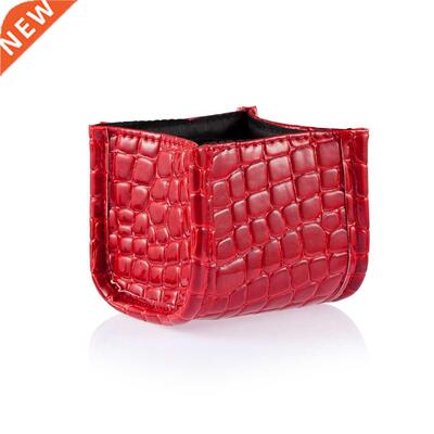 MgiDel Red Cosmetic Mkeup Brush Lipstick Holder Tool PU D