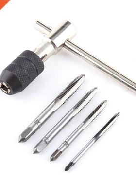 T Type Hand Screw Thread Taps Drill Kit M3 M4 M5 M6 Taps Set