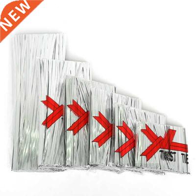 High Quality 800Pcs Metallic Twist Tie Wire 4MM Width Packag