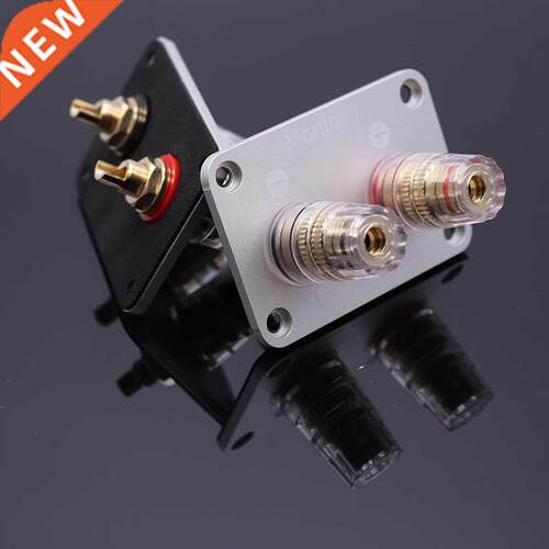 HiFi Audio Speaker Binding Post Aluminum Alloy 2 Bit Square