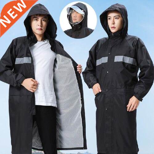 Windbreaker Bicycle Long Raincoat Men Military Motorcyclist