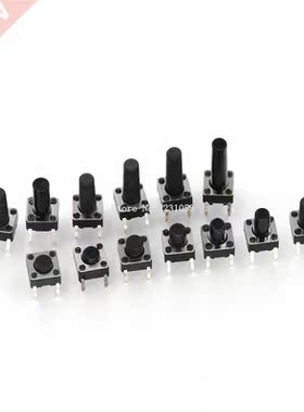 100PCS 6*6*4.mm 5mm 6 7 8 9 10 11 12 1 14 15 16 17 6X6 4Pi