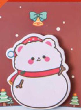 30pcs Christmas Series Writing Paper Sticky Memo Pad Message