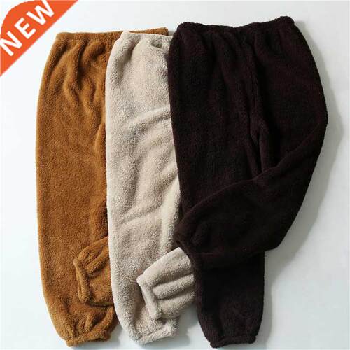 New Winter Flannel mens sleep bottoms thicken wm sweatpant