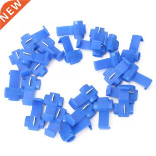 25Pcs Blue Solderless Quick Splice Snap Wire Connector 0.75-