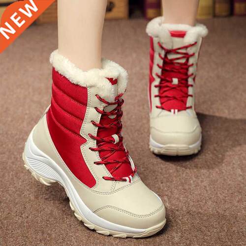Women Boots Waterproof Winter Shoes Keep Warm Women Snow Boo