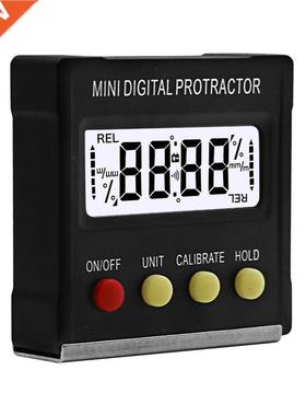 60Degree Mini Digital Protractor Inclinometer Electronic Le