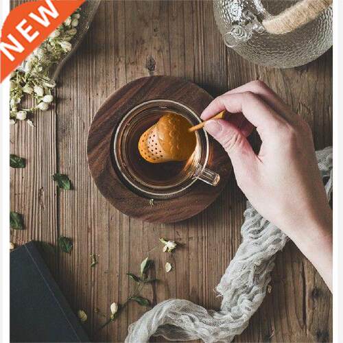 Silicone Loose Tea Strainer Acorn Shape Adorable Washable