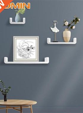 HOOMIN Storage Shelf Bathroom Kitchen Organizer White