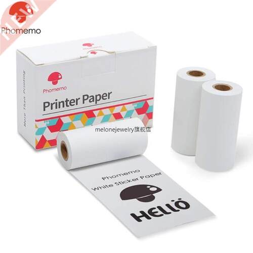 Phomemo Self-Aesive hermal Paper Printable er Paper Roll
