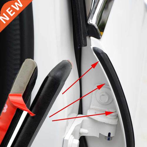 2PCS Car Door Rubber Seal Strip Filler Car Door Weatherstrip