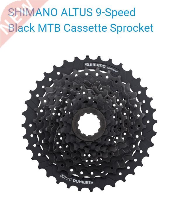 SHIMANO ALTUS -CS-HG200-9 -9-Speed - HYPERGLIDE - Black - MT