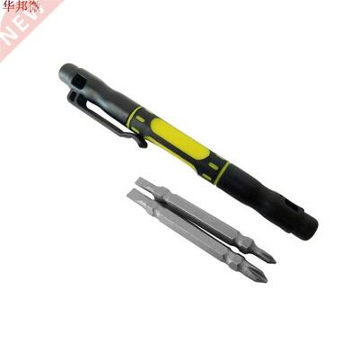 Multifunctional 4 in 1 Alloy Slotted Screwdrivers Pen Style