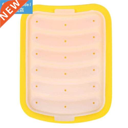 1pc Hot Dog aking ould Silicone old DIY Non-Stick 6-Cavit