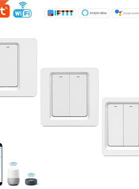 Switch Smart Push Button Switch Panel Wall Interruptor 1/2/