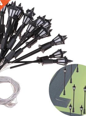 MagiDeal 20pcs 1:100 Model Railway Train Lamp Set Lights HO