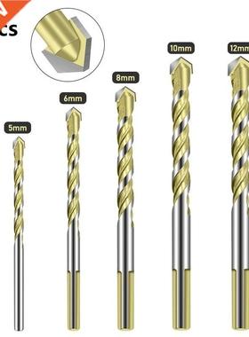 5-12mm Carbide Triangle Drill Bits Set For Glass Ceramic Con