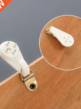 10PCs Plastic Door Wall Hanger Hooks Steel Nail Hat Key