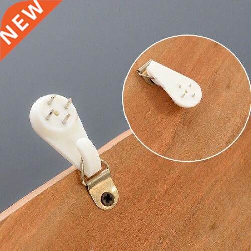 10PCs Plastic Door Wall Hanger Hooks Steel Nail Hat Key