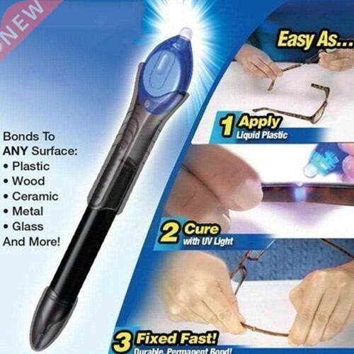 5 Second Quick Fix Liquid Uv Glue Pen Portable Metal Repair