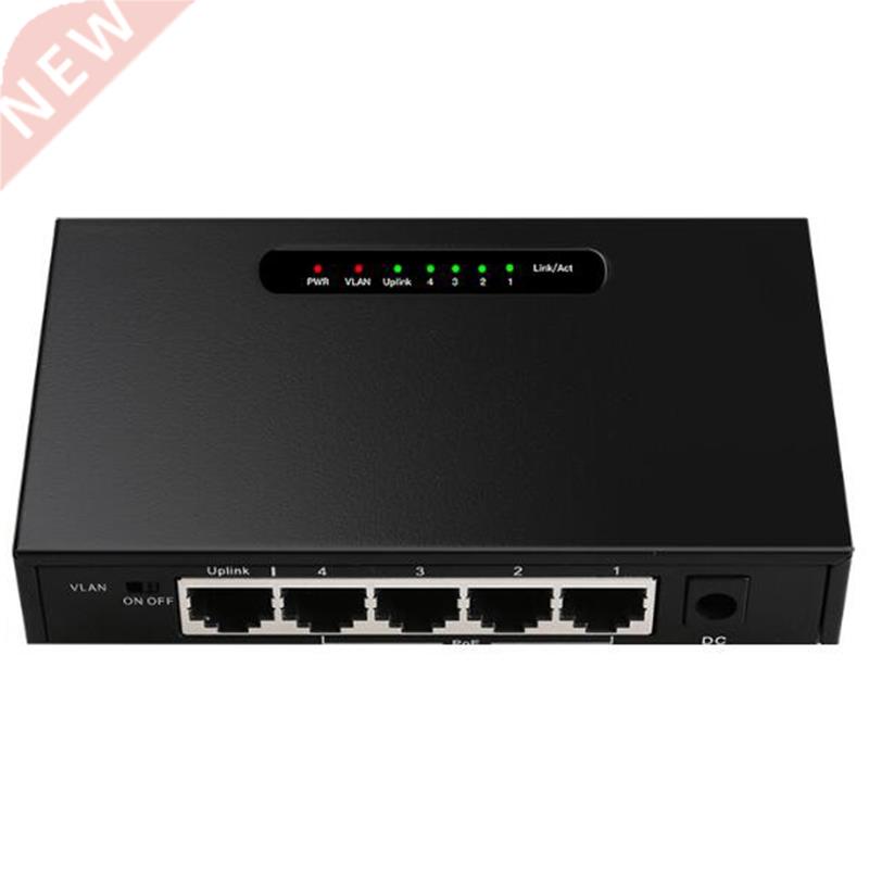 5 Port POE Gigabit Switch RJ45 Gigabit Ethernet Port Unmanag