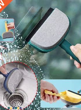 Double Sided Glass Mirror Cleaning Brush Portable 2 In 1