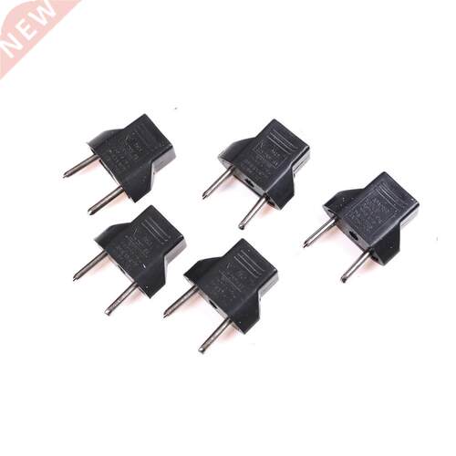 5PcsUS to EU Euro Europe AC Power Plug Converter Travel Ada
