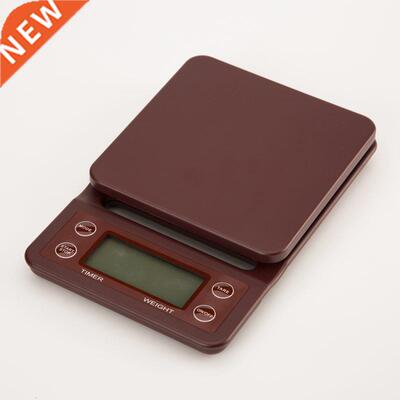 3kg/0.1g Profession Coffee Scale Digital Drip Coffee Timer E