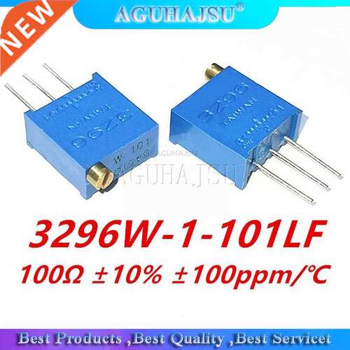 10pcs 3296W-1-101LF 3296W 100 ohm 101 3296W-1-101 3296W-101