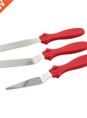 3 Pcs/set Cake Icing Spreader Cake Stainless Steel Smoother