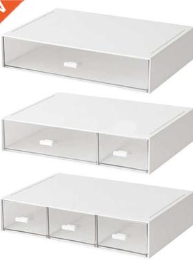 Desktop Organizer with Drawers Desk Storage Organization Box