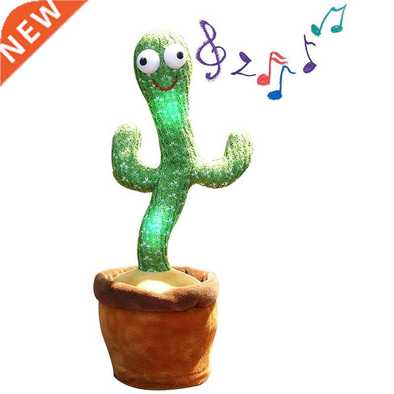 Lovely Dancng Cactus Doll Talkng Toy Speak Sound Record Re