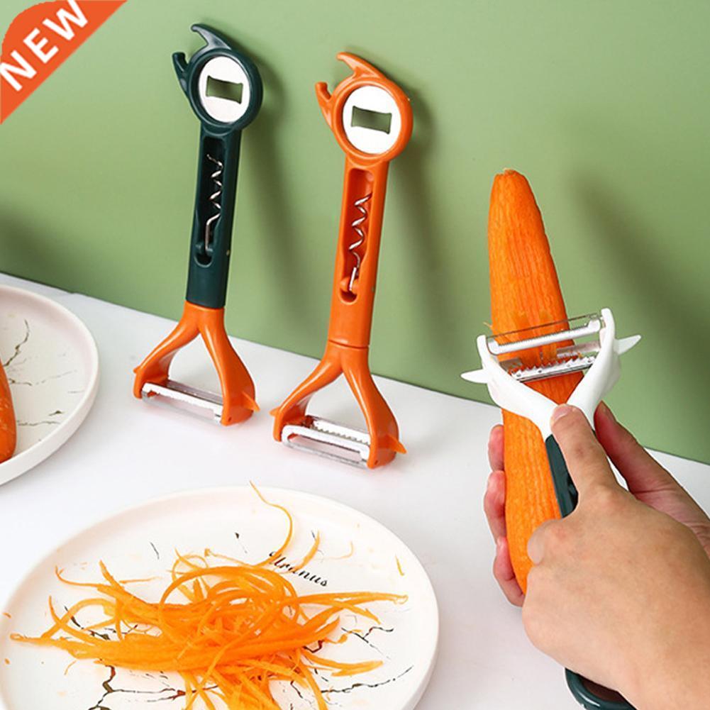 1pc Orange Peelers Easy Open Corkscrew Steel Lemon Parer
