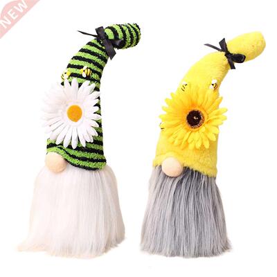 1pc Spring Sunflower Bee Festival Bumble Bee Gnome