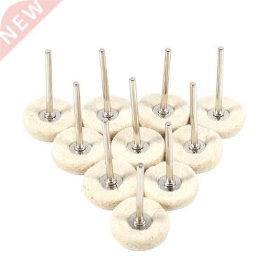 10PCS 25MM Wool Felt Polishing Buffing Drill Grinder Wheel B