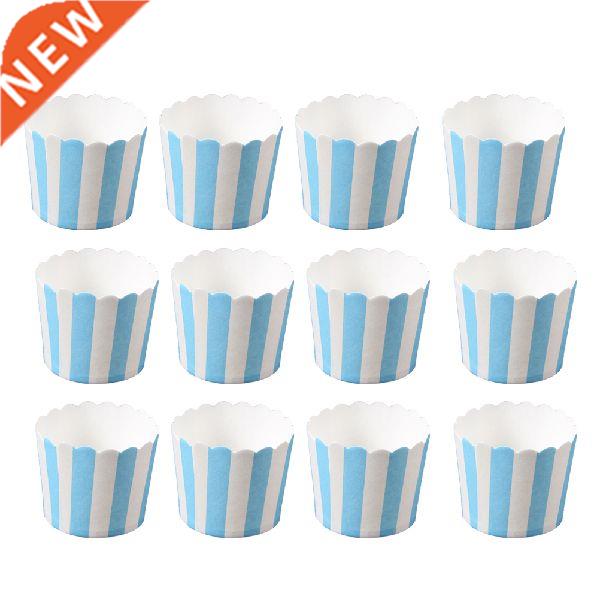 Cups Cupcake Mun Liners Cake Paper Mini Stripe Wrapper
