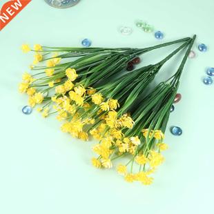 3pcs Plastic Floral Bouquets Lifelike Flower Decorations